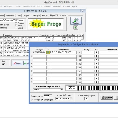 GestPOS 64 Lite - solução ideal para a gestão de Pontos de Venda.