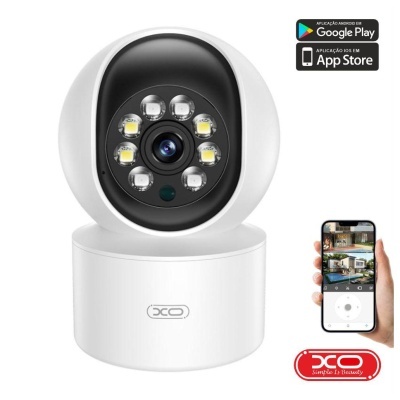 Câmara Vigilância Alta definição IP 3MP 2304x1296px WiFi XO