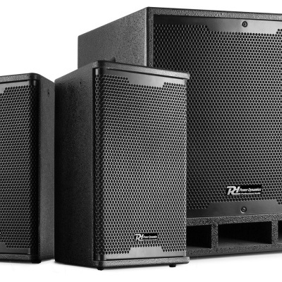 Sistema Som Activo 1900W (Subwoofer 15" + 2 Colunas 8") COMBO 1500 - Power Dynamics