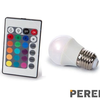 LÂMPADA LED RGB PEREL E27