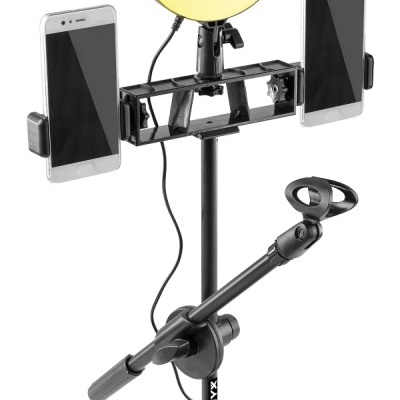 Vonyx RL20 LED Portátil Ring Light com Suporte de Telefone