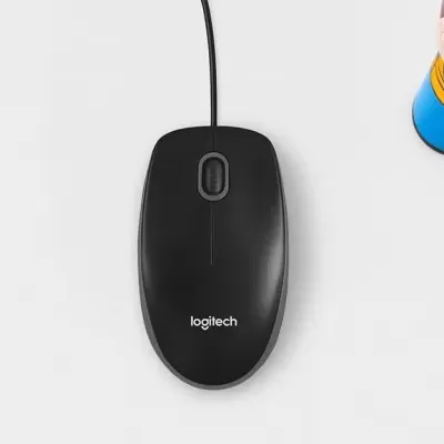 Rato Com Fio Óptico Logitech B100