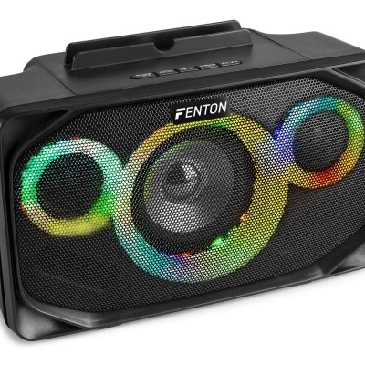 Coluna Portátil LED Party Bluetooth 60W a Bateria (SPUTNIK 2) - FENTON