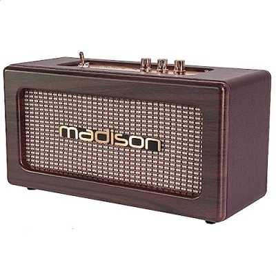 COLUNA PORTÁTIL BLUETOOTH VINTAGE MADISON