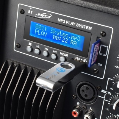 Coluna Amplificada ABS 12" 600W c/ MP3 USB/SD/BLUETOOTH  - Skytec