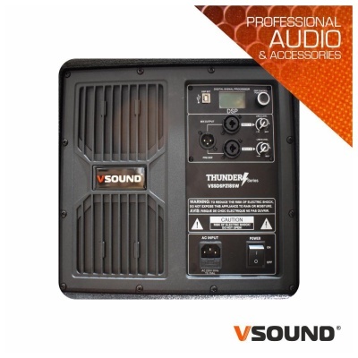 Subwoofer Amplificado Profissional 2x 18" 4000W VSThunder