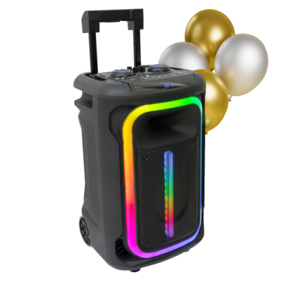 Coluna Amplificada 12" 800W 1 MIC USB/BT/SD/AUX TWS IBIZA