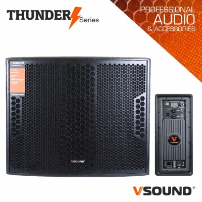Subwoofer Amplificado Profissional 18" 2000W VSOUND THUNDER