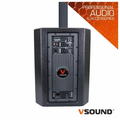 Sistema de Som Amplificado Pro 1.1 10" 800W DSP VSOUND Thunder PRO