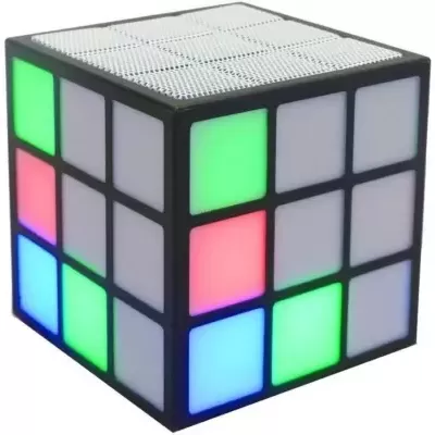 INOVALLEY Coluna Bluetooth Cubo Mágico 3W Leds Rgb Bt/sd/aux/bat - HPCUBE