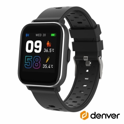 SmartWatch P/ Android iOS Preto TUYA DENVER SW-164