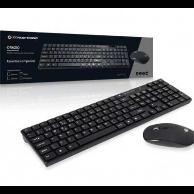 Teclado Sem Fio ORAZIO Teclado + Rato Combo