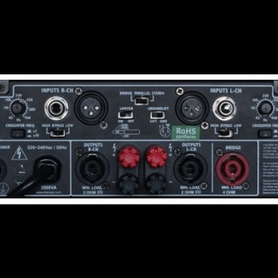 Amplificador PA Profissional 2000W RMS (PDA-B1500) - Power Dynamics