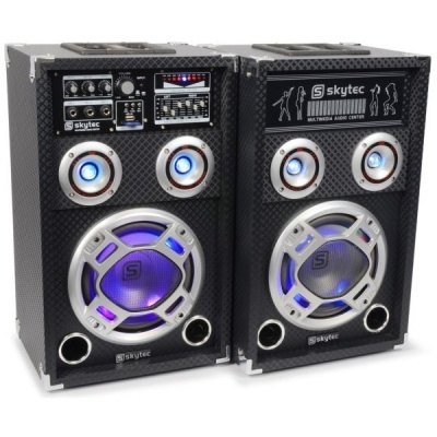 Fenton Colunas Amplificadas 6,5" 400W MP3 Usb/sd Rgb LED (KA-06