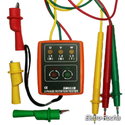 Testador de rotação de fases