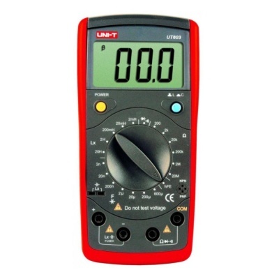 Medidor de capacitância de indutância UT603