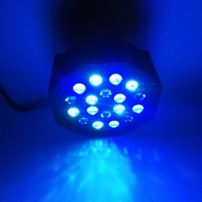 Projetor Par C/ 18 Leds 1w Rgb Dmx Mic Party