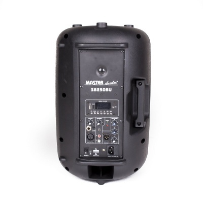 Coluna BI-AMPLIFICADA 200W RMS c/ Media Player - Master Audio