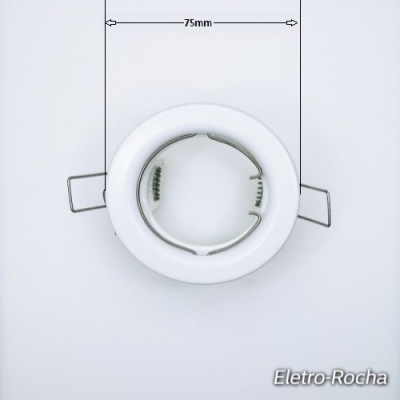 Aro Downlight branco para lâmpadas GU10