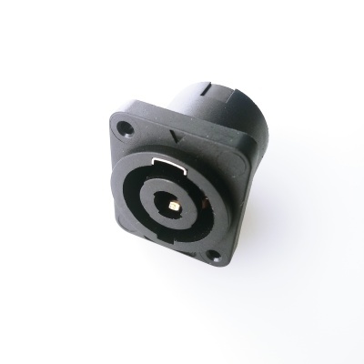 Ficha painel speakon macho 4 polos - AMPHENOL