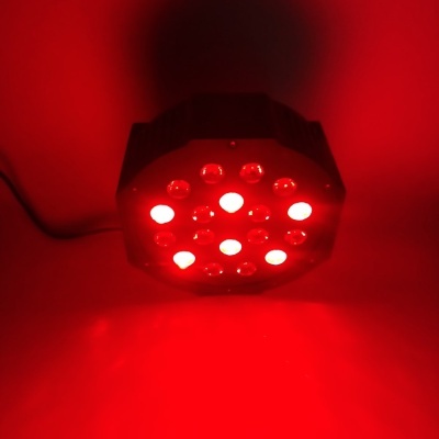 Projetor Par C/ 18 Leds 1w Rgb Dmx Mic Party
