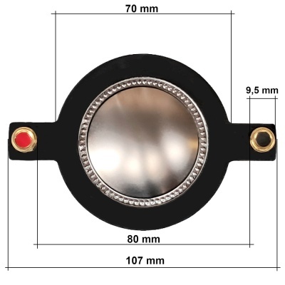 Membrana de substituição para driver DR7 Titanium 44mm 8Ω – Master Audio