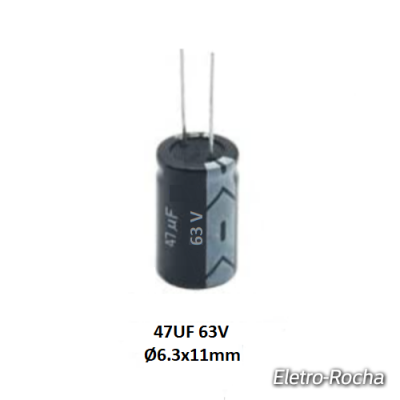 Condensador Eletrolítico 47uF