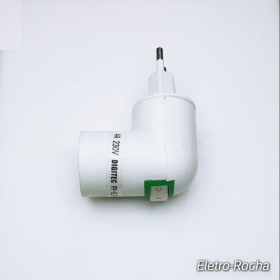 Suporte de Lâmpada E27 c/interruptor