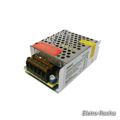 Fonte Alimentação Comutada 12VDC 35W 3A - CLOSED FRAME