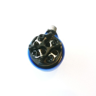 Ficha Speakon 4P Macho c/Proteção e bloqueio-VSOUND