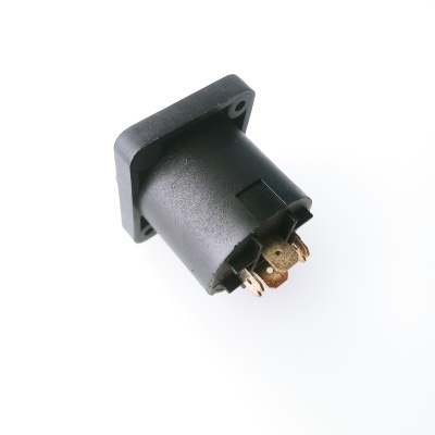 Ficha painel speakon macho 4 polos - AMPHENOL