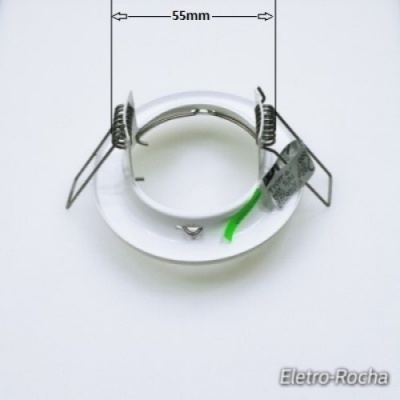 Aro Downlight branco para lâmpadas GU10