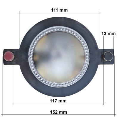 Membrana de substituição para driver DR10 Titanium 73 mm 8Ω – Master Audio