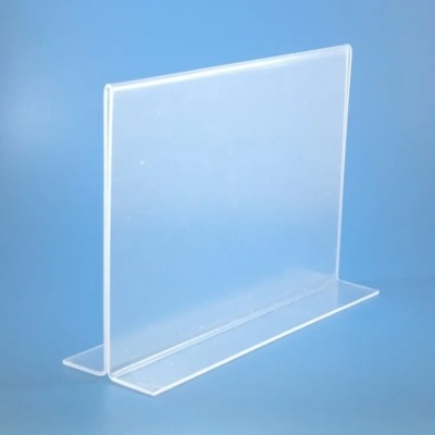 Porta Menu Acrílico em T