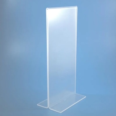 Porta Menu Acrílico em T