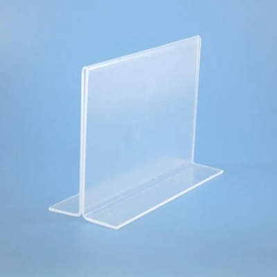 Porta Menu Acrílico em T