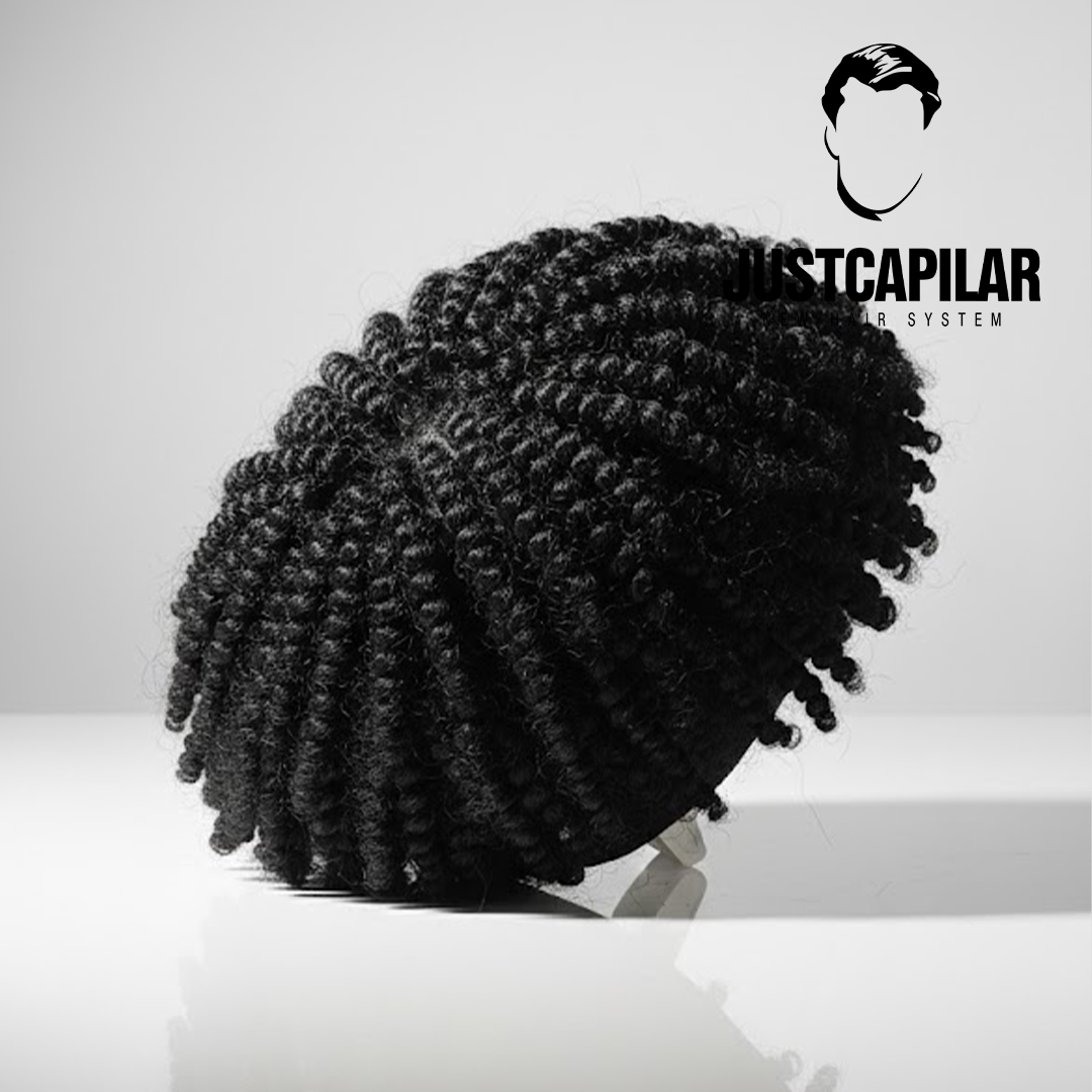 Prótese capilar Afro Style Twist Braids Prótese capilar Afro Style Twist Braids