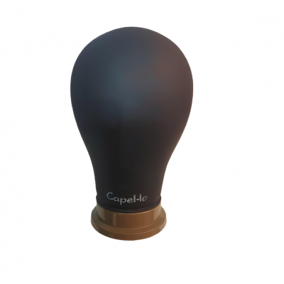 Cabeça de manequim com, revestimento de borracha + suporte de fixação, Capel-lo.
