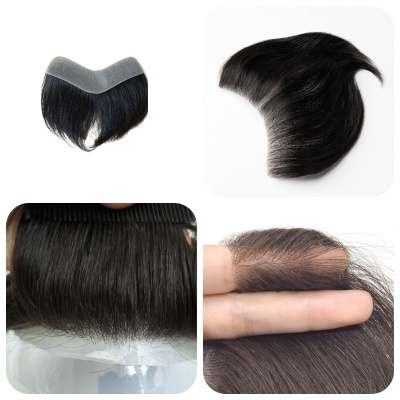 Prótese capilar parcial/frontal -  Micro-Pele - 4 x 18 cm.