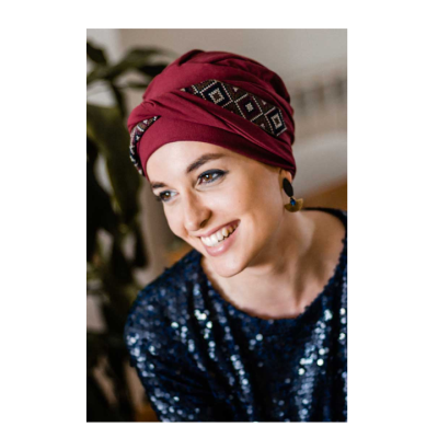 Turbante Cosy Maya Granate