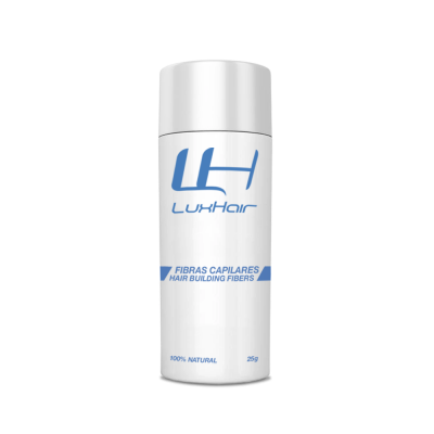 Fibras capilares de algodão LuxHair, para correção da alopecia, castanho escuro - 25g