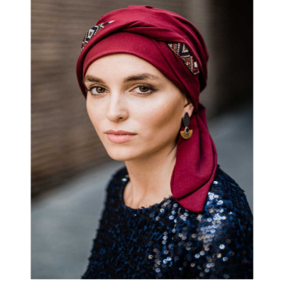 Turbante Smart Maya Granate