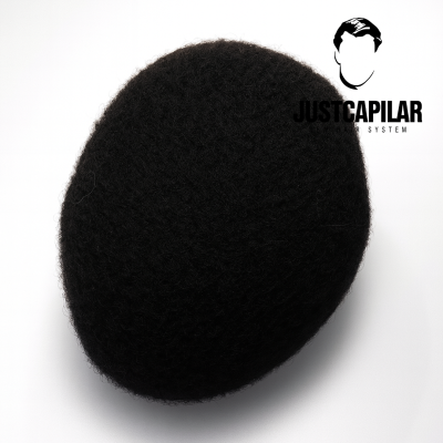 Prótese capilar  4mm Afro Curl - base M-pele 00.8