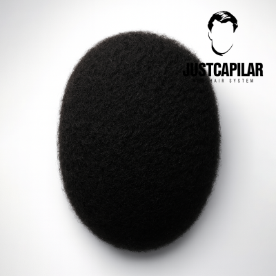 Prótese capilar  4mm Afro Curl - base M-pele 00.8