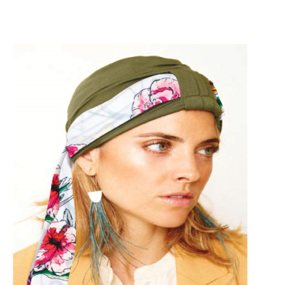 Lenço de seda KREA LILIUM Belle Turban