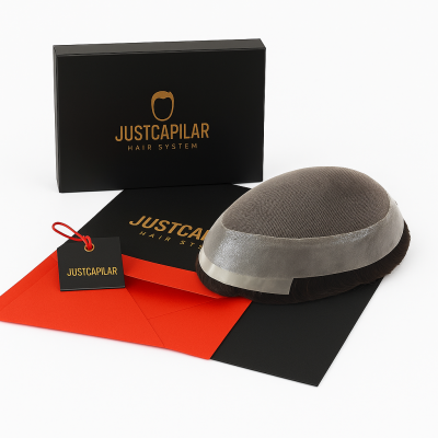 Prótese capilar "PREMIUM" Hibrida 01