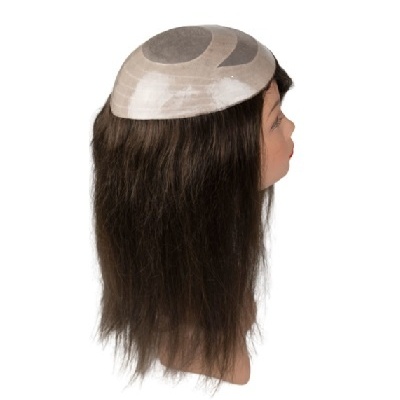 Prótese capilar feminina modelo ISIS, base hibrida, cabelo humano, varias cores disponíveis