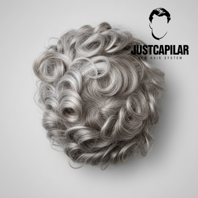 Prótese capilar Hibrida M-pele 0.06 + French lace - Várias cores disponíveis