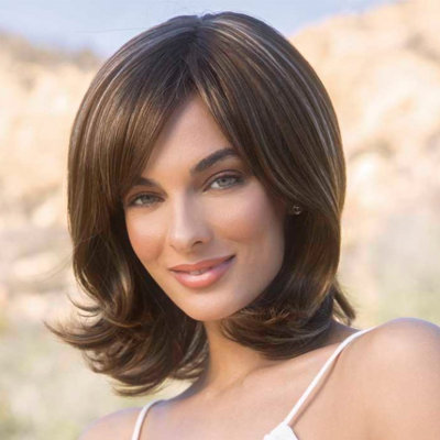 Peruca de cabelo sintético "Levy" Coleção Amore