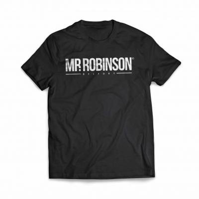 T-Shirt MR. ROBINSON Belfort, cor preta tamanho L.